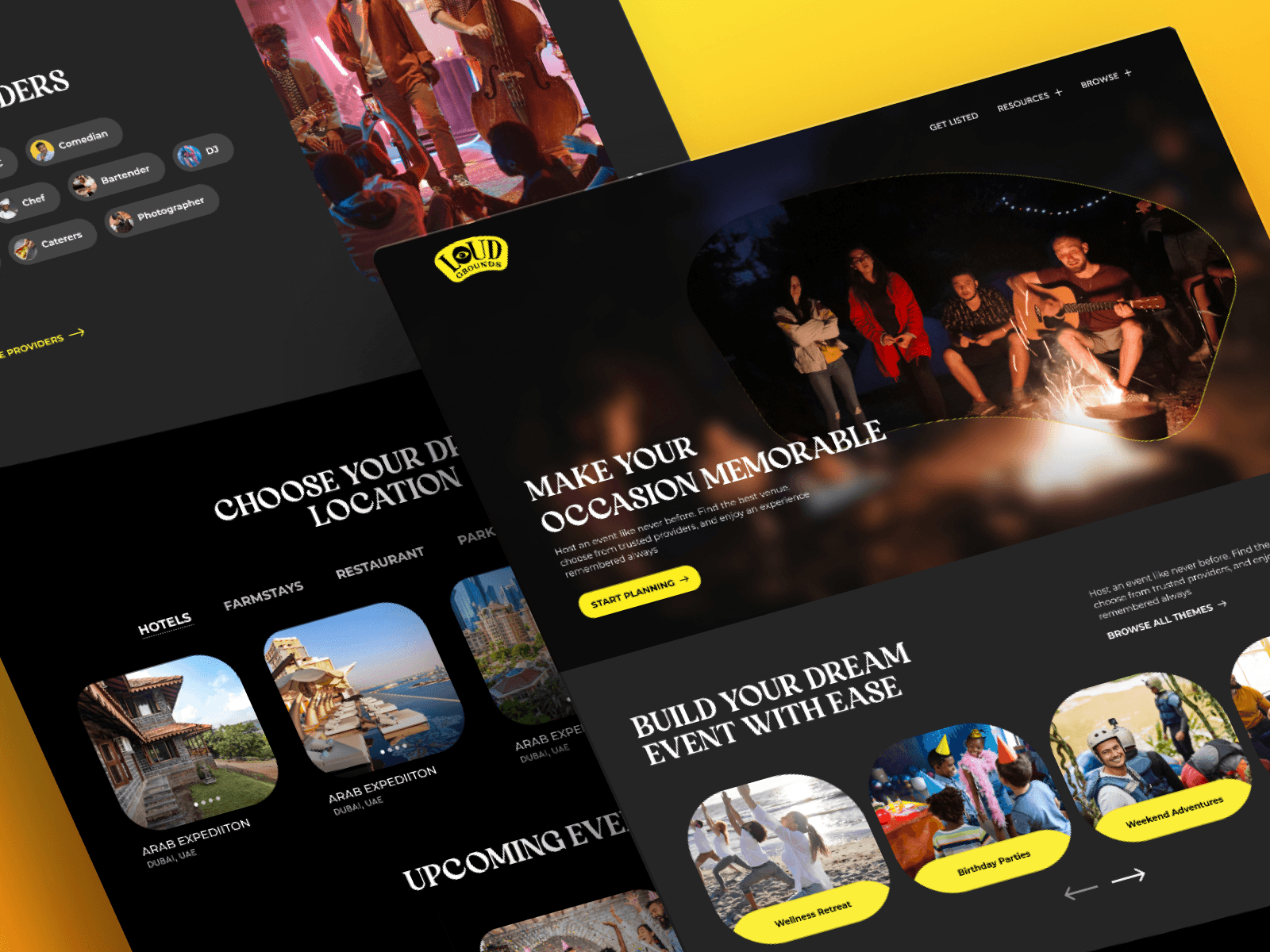 Loud Grounds Event Booking